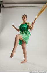 KATERINA STANDING POSE WITH SPEAR